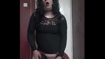 Preview 3 of Indian Slum Aunty Boobs - crossdresser mark wright plays with his cock but would cum quicker