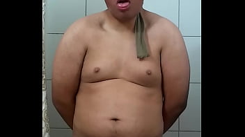 Preview 1 of School Girl Annal - Fat Boy Hanged Naked