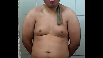 Preview 4 of School Girl Annal - Fat Boy Hanged Naked