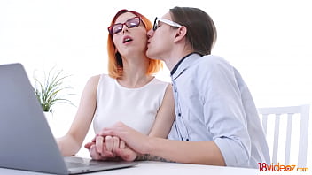 Preview 1 of Medam Nokkar - 18videoz - Elin Holm redhead teeny anal