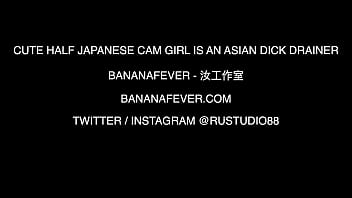Preview 1 of Jaun Oral - Fun Sized Mixed Chick Slurps Asian Torpedo Cock - BananaFever AMWF