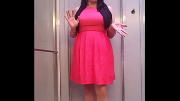 Preview 1 of Naughty Jappanes Massage Teen - Persimmon &amp_ Lace Outfit Video