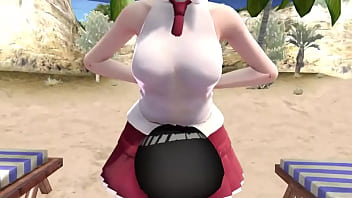 Preview 3 of David Thai - Sakura Haruno and Videl MMD: Cakeface