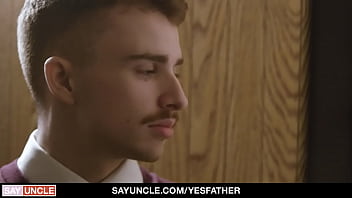 Preview 1 of Www Xnxx Dawnload - Catholic Boy Ryan Jacobs Meets Priest Teddy Torres In The Confession Booth