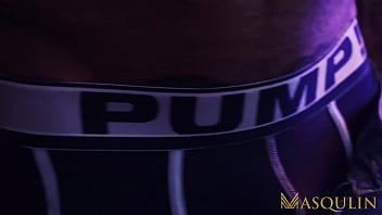 Preview 1 of Night Bed Sleeping - MASQULIN Jay Dymel Receives Two Raw Dicks In Wild Spitroast