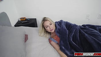 Preview 1 of Xxxvidins - Hot busty blonde stepmom riding her stepsons big hard dick