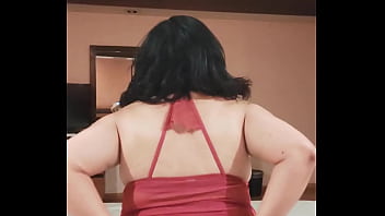 Preview 1 of Gay Dirty Spy - Chica de rojo que buena cojida