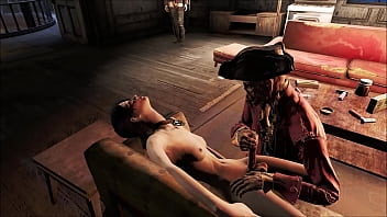 Preview 2 of Daisy Aunty Fuking Video - FO4 Hancock and Trixy