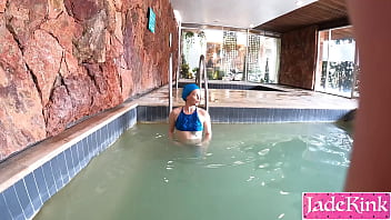 Preview 2 of Mom Mistake Pills - Amateur Gorgeous Girlfriend Jade Kink Sauna Sex Video
