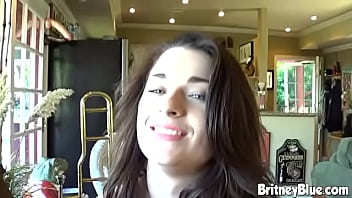 Preview 4 of Mesum Di Lift - Britney Blue getting fingered naked on a piano