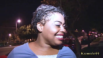 Preview 1 of German Fiona Fuchs Wettkampf - Kumalott - Fat Black Girl Taste a Fucking HUGE COCK