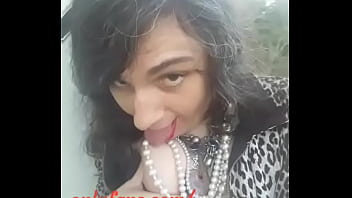 Preview 3 of Beautiful Indian Girl Sucking - Regina Babylon - Teaser - Im Your Shemale Cougar for the Day