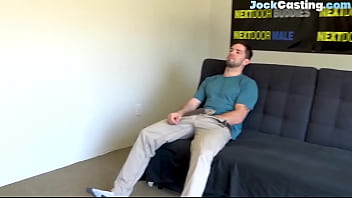 Preview 1 of Wwe Raw Fight Sex - Muscular casting jock sucked off by inked guy