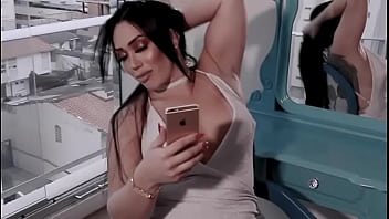 Preview 2 of Taze Amcik - Making Off -  Sensual Beatriz Silva Trans Girls