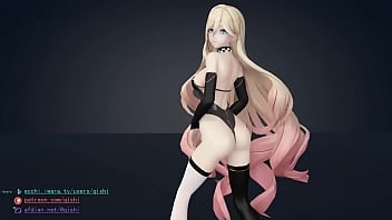 Preview 1 of Arab Sik - MMD Durandal Good night Kiss (Submitted by qishi)