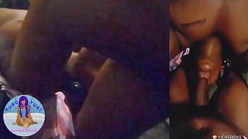 Preview 1 of First Anal Quest - Black Beauty Sucks Dick While Getting Her Wet Pussy Stuffed (KuroYukiExperience)