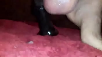 Preview 1 of Jordy Moms Oiled Xxx - weartopout bouncing on a kinky toy and drippings