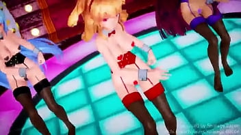Preview 2 of Amature Jab - MMD Dracula and Ramesses and Liu Xiu Side to Side Submitted by Sausage BaconXiu Side to Side (Submitted by Sausage Bacon)