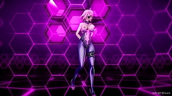 Preview 2 of Naughty Girl Rape Jeans - MMD Bunny Costume Mashu Kyrielight Fgo lamb (Submitted by redknight)