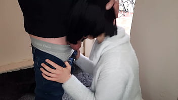 Preview 4 of Yessxxx Tube - Public Dick Flash Neighbor was surprised to see a guy jerking off but helped him cum (cum hater)