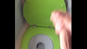 Preview 2 of Mike Footjob - Wank,  cum in train
