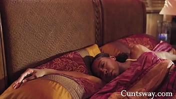Preview 2 of Anti Smal - 18yo Thief Caught By Ebony Lesbian And Made To Eat Her Pussy- Amari Anne,  Avery Black