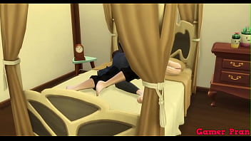 Preview 2 of Ind Hot Pussy - Naruto Cap 1 va a visitar a su novia sarada y luego sakura consigue a sasuke masturbandose los ve teniendo sexo