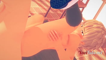 Preview 2 of Sil Band Chut Sexy Video - Boku No Hero Yaoi 3D - Todoroki Shoto Fucks Bakugou and cums inside his ass. Creampie Bareback