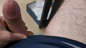 Preview 2 of Vaginal Yogurt - Masterbating hard cock cum on my clothes