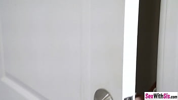 Preview 1 of Daniel Crying - Two petite stucked stepsisters Kiara Cole and Rosalyn Sphinx fucked by a perverted big cock stepborhter