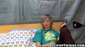 Preview 1 of Virgin People 2 - Cute emo twink Miles Pride cums from Timo Garretts big dick