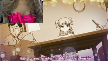 Preview 3 of Creampie Teen Skeet - ALUMNA Y PROFESOR COJEN EN SECRETO Y TERMINAN ENAMORADOS - Hentai Furueru Kuchibiru Cap.1 Melinamx