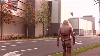 Preview 1 of Naika Natasa - sissyslutbecky kinky leather in pubilc