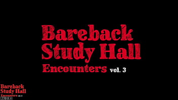 Preview 1 of Kitty Aunty Videos Xnx - Bareback Study Hall 3 Encounters - Taethedoug &amp_ TygaX Teaser