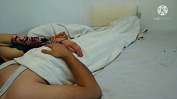 Preview 1 of Guy Girl Fight Nude - Neha waking up her husband by sucking his dick,  with clear Hindi audio