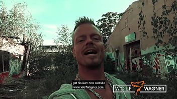 Preview 1 of Sunny Loney Fuking - HarleenVan rides on his dick on the grass (FULL SCENE)! WolfWagner.com