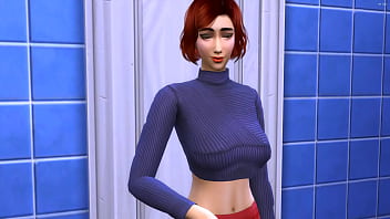 Preview 2 of Wild Family - Stepbrother Helps His Have Sex After A Difficult Breakup She Suffered And He Visited Her At Home And Share The Same Room with his stepsister And The Same Bed