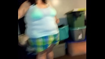 Preview 1 of Huge Cock Destroy A Wife - Amber crider fat ass shows panties and bikini top