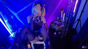 Preview 2 of Molly Jane Mom Son Anal - Fischl Genshin Impact Cosplay