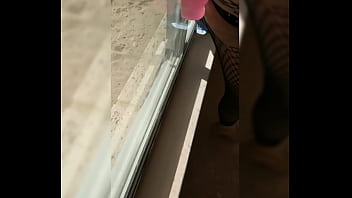 Preview 3 of Heimlich Abgespritzt - Fucking dildo in public