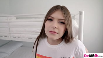 Preview 1 of Office Sex Sun And Mom - Stepsis Winter Jade rode a pillow and big hard cock while stepbrother recorded her