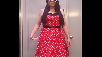 Preview 2 of Xxx 1boy 6girl - Happy Halloween 2018 - Part 1 - Wearing My Original Minnie Mouse Costume
