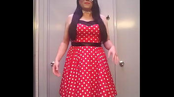 Preview 3 of Xxx 1boy 6girl - Happy Halloween 2018 - Part 1 - Wearing My Original Minnie Mouse Costume