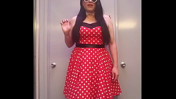 Preview 1 of Xxx 1boy 6girl - Happy Halloween 2018 - Part 1 - Wearing My Original Minnie Mouse Costume