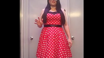 Preview 4 of Xxx 1boy 6girl - Happy Halloween 2018 - Part 1 - Wearing My Original Minnie Mouse Costume