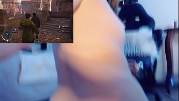 Preview 2 of Www Pagl World Sexi Bf Video Com - chica se masturba mientras juega assassin&acute_s creed