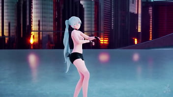 Preview 2 of Tubidio Io - MMD RWBY Gym Weiss Wiggle Wiggle Submitted (by WS MMD)