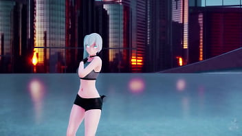 Preview 1 of Tubidio Io - MMD RWBY Gym Weiss Wiggle Wiggle Submitted (by WS MMD)