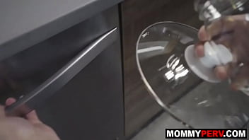 Preview 2 of Black Dyke Fuck - Stepmom rewards step son with blowjob