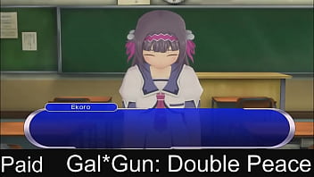 Preview 3 of Rose Monroe Fucking In Bathroom - Gal*Gun: Double Peace Episode Final01